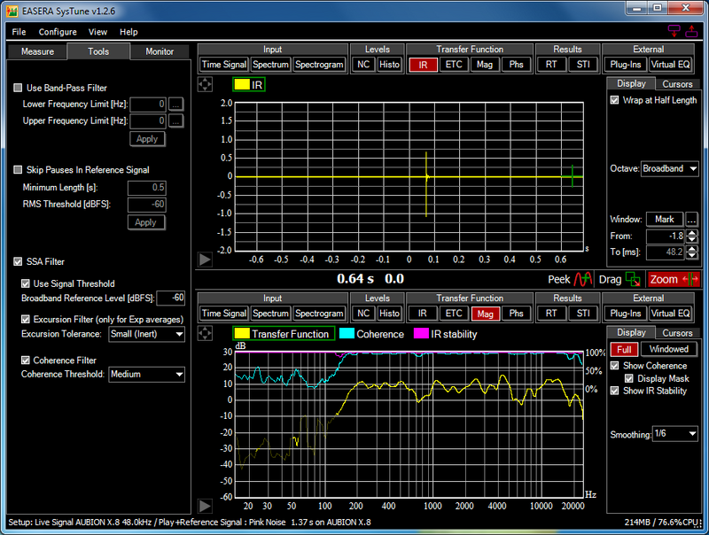 Spectrally Selective Accumulation Filter (Black Color Scheme)