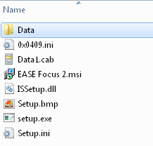 EASE Focus customized installer