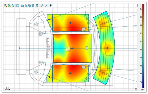 EASE Focus Sound System Simulation