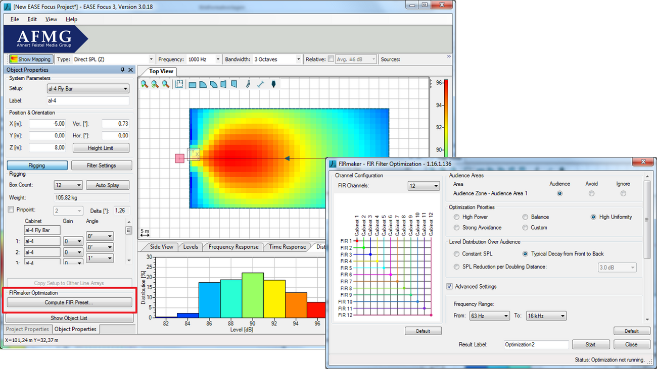 FIRmaker as  Plug-In for EASE Focus