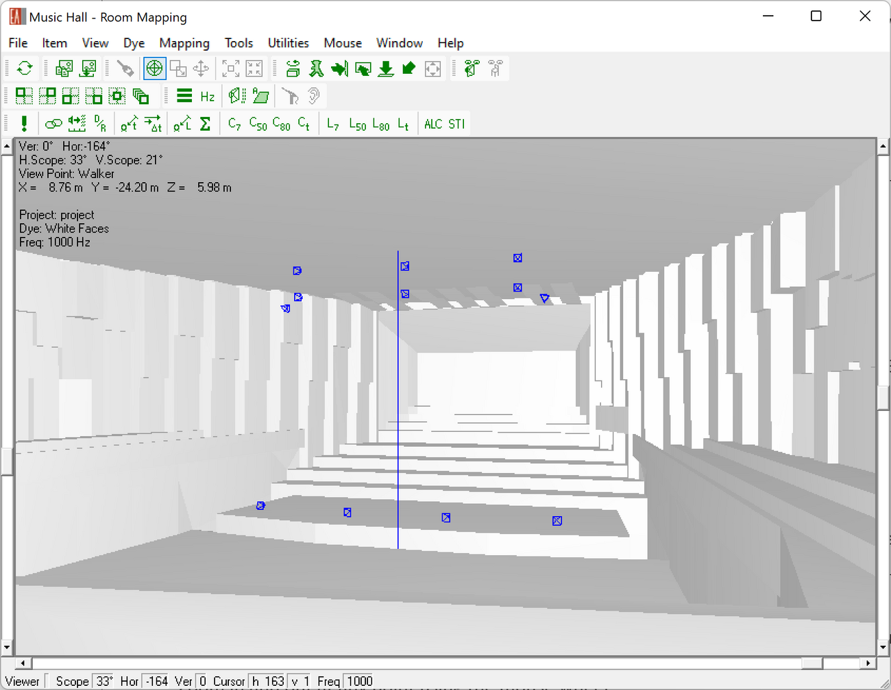 Solid Rendering view in the Room Mapping module.