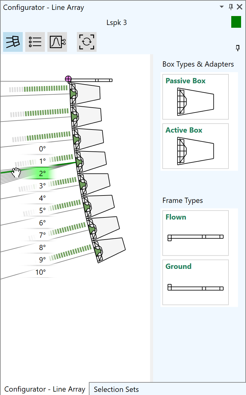 AFMG Line Array Config