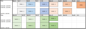 NA Classes September 2021