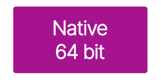 Native 64 bit