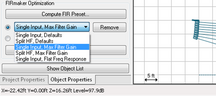 Easily compare different FIRmaker optimization runs to find the best match for you setup.