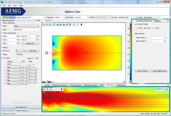 Example of GLL with Beam Steering implemented with the GLL Plug-in API.