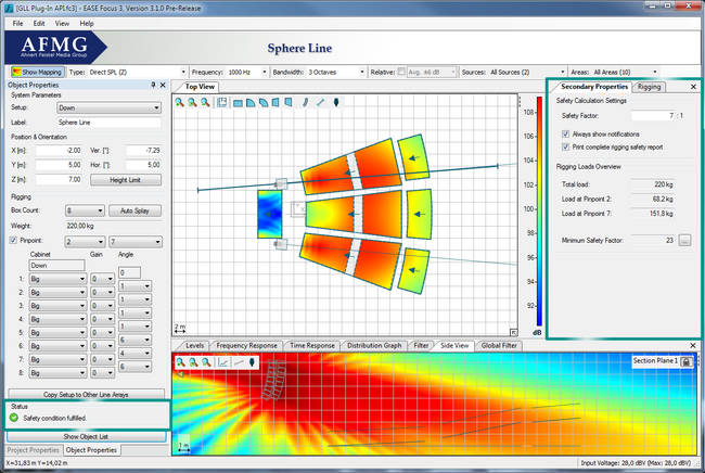 Example of GLL with safety calculation routines implemented with the GLL Plug-in API.