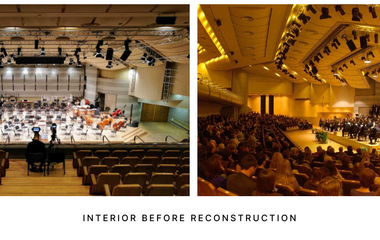 Acoustic design of Lithuanian State Symphony Orchestra Hall. Interior Before Reconstruction.