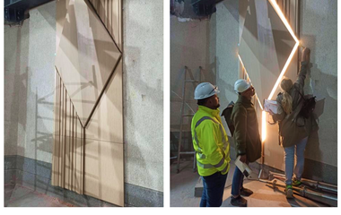 Acoustic design of Lithuanian State Symphony Orchestra Hall. QRD and Reflectors.