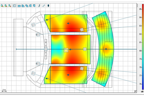 EASE Focus Sound System Simulation