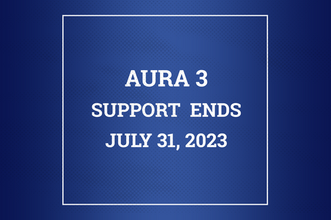 End of support AURA 3